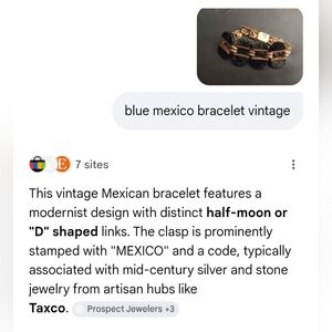 Mexico Sterling Silver Bracelet